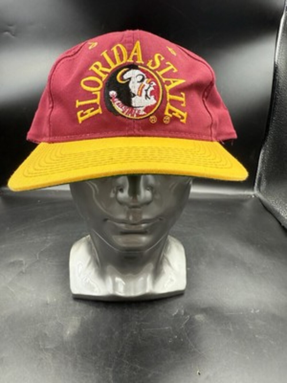 Vintage Florida State Seminoles Hat White Signatures Snapback 90's NCAA